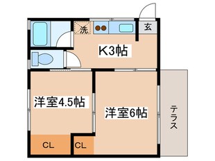 サトウハイツの物件間取画像